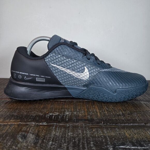 NEW Nike Zoom Vapor Pro 2 HC Mens Size 8 Tennis Shoes FD6692 001 Black Purple - Picture 8 of 12